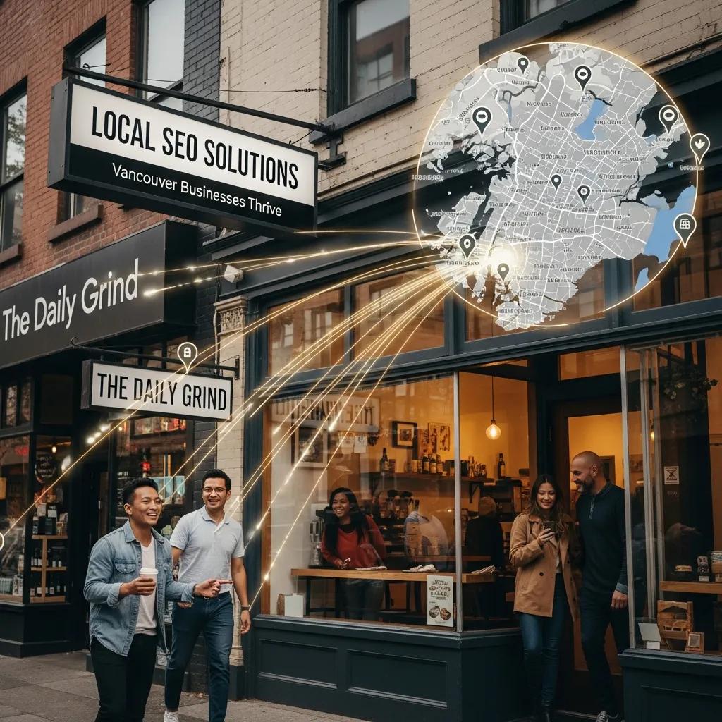 Storefront of a small business in Vancouver showcasing the benefits of local SEO